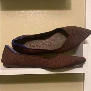 Rothy’s Brown Pointed Flats